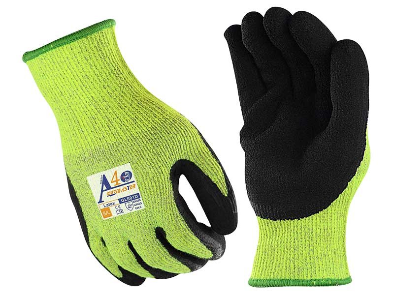 GL601D-Latex Palm Coated CutMaster+Acrylic Liner Winter Anti-Cut Gloves