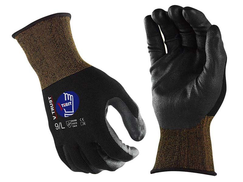 GN204-Microfoam Nitrile Palm Coated Nylon+Spandex Work Gloves