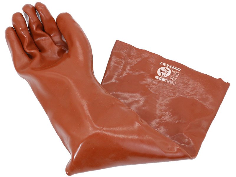 GP6001-Red PVC Fully Dipped Safety Working Gloves