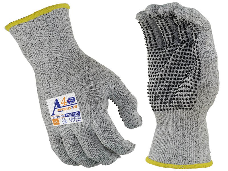 CM301D-Cut Resistant Work Gloves With Palm Dots