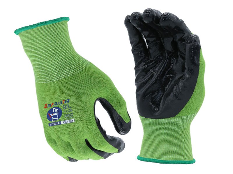 NMP301-Micro Foam Nitrile Palm Coated Safety Working Gloves