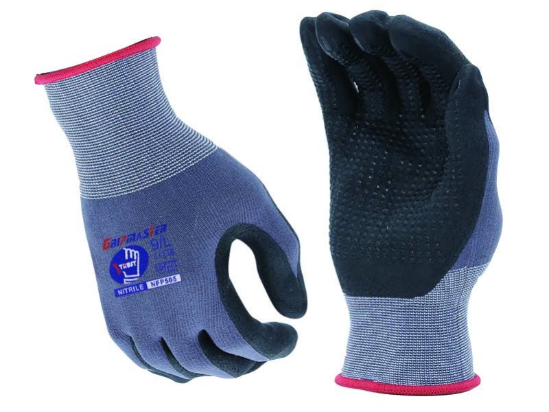 NFP505-Foam Nitrile Palm Dots Safety Working Gloves