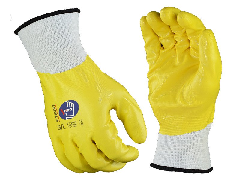 NMF301-Nitrile Fully Dipped Safety Working Gloves