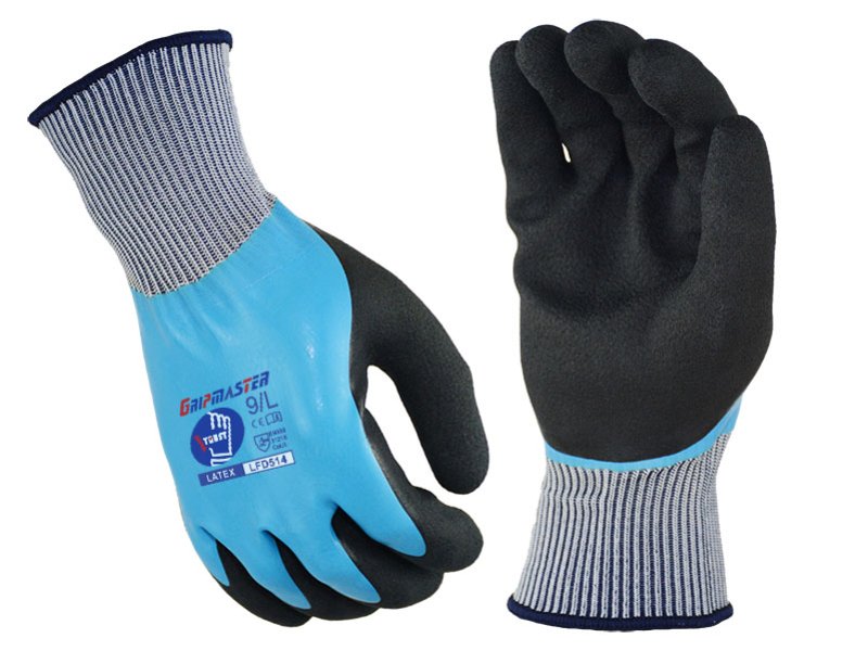 LFD514-Latex Double Dipped Work Gloves